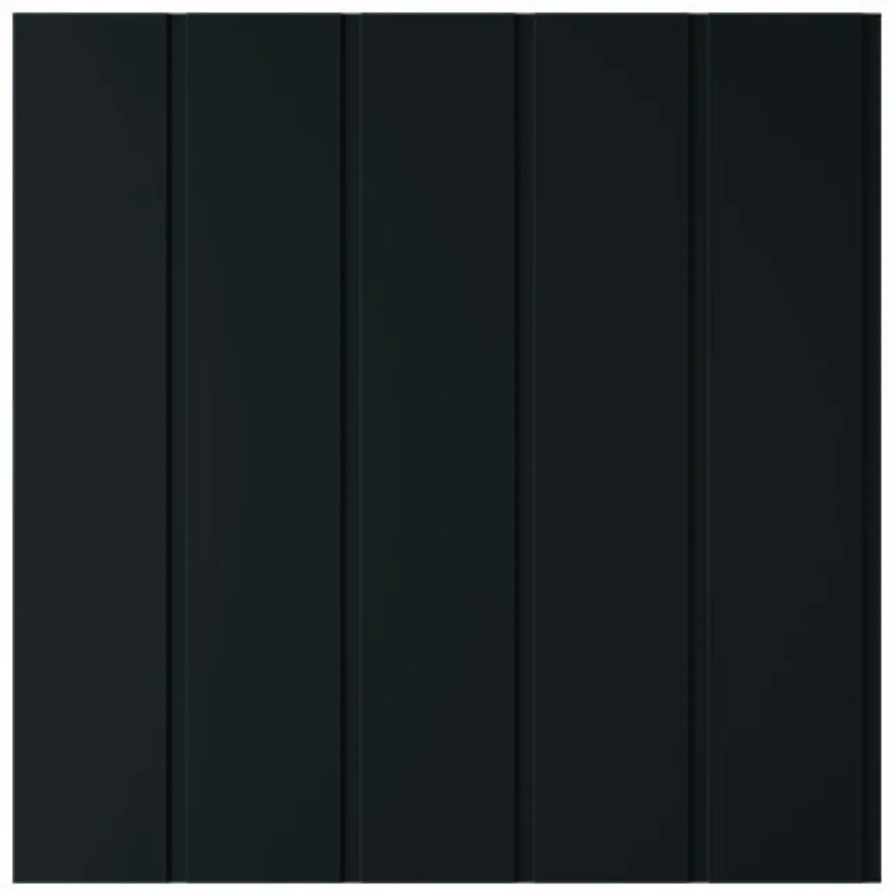 Veggplate trefiber 2390 Skygge dempet sort null - null - 2 - Miniatyr