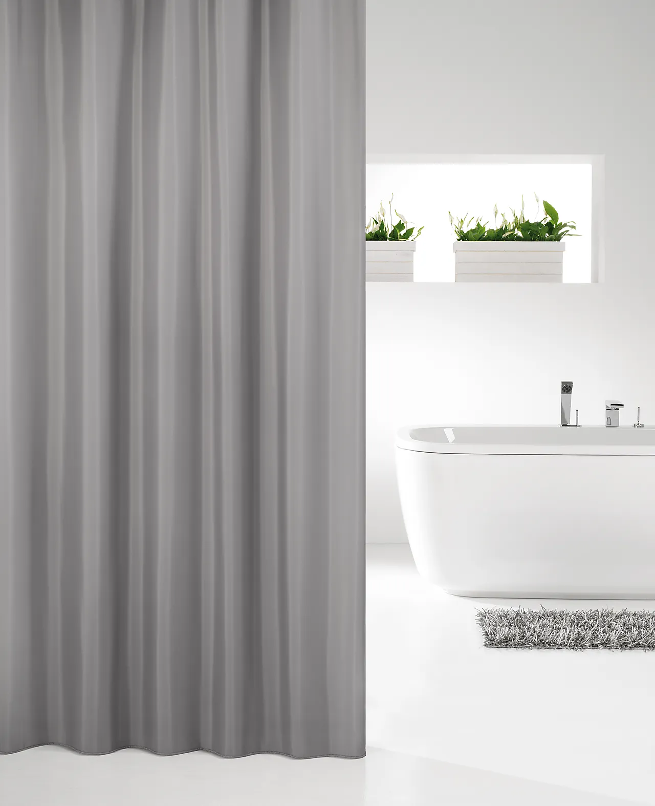 FORHENG MADEIRA 180X200 GRÅ TEKSTIL STR: 180X200CM