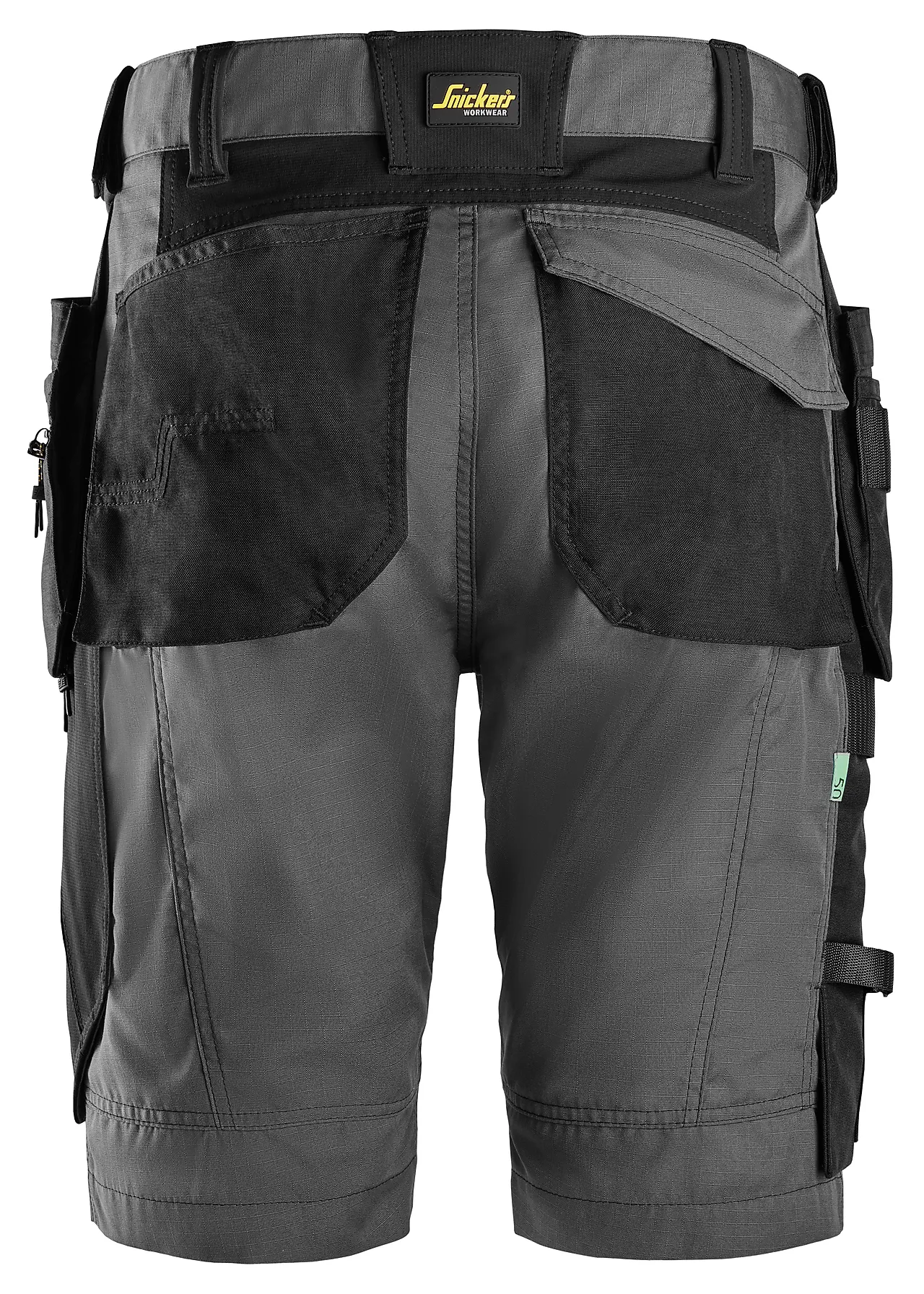 Shorts 6904 hl mgrå/sor 52 snickers workwear null - null - 3 - Miniatyr