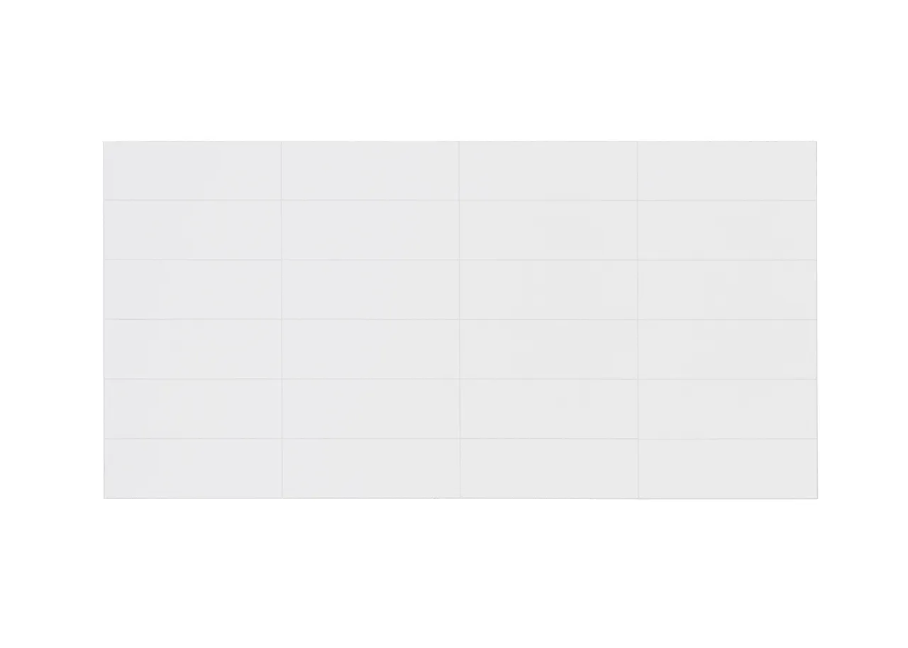 Kjøkkenplate hvit snø