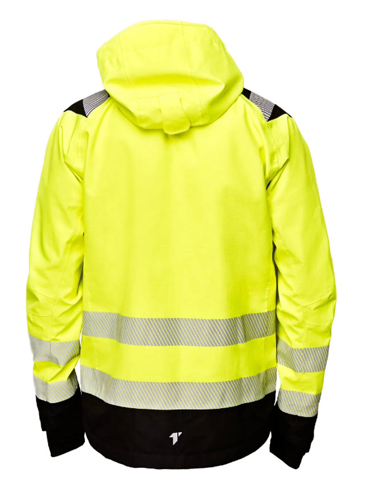 Skalljakke foret Hi-Viz KL.3 gul/sort XL null - XL - 2 - Miniatyr