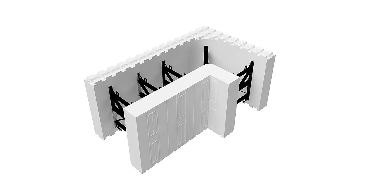 Thermomur 350hd radon utv hj høyre utv mål 300x450x750