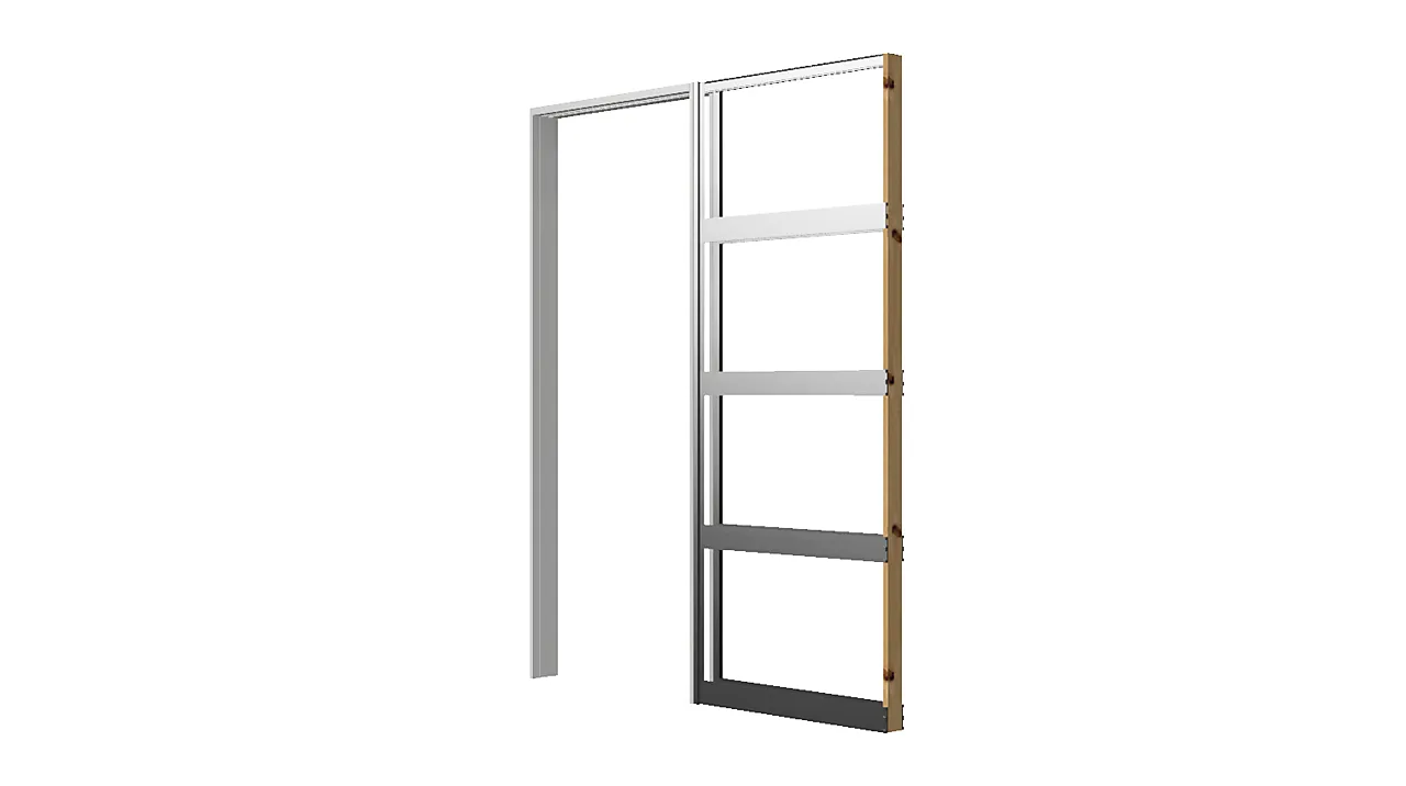 Karm sd 3" 92,6x204 hvit 210 pocket utsp.mål: 190x210 cm null - null - 2 - Miniatyr