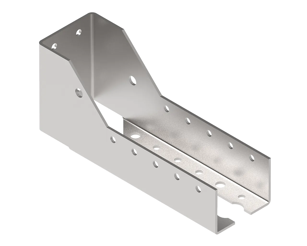 Bjelkesko 48x166 ce fzv innvendig fliker varmforsinket stål