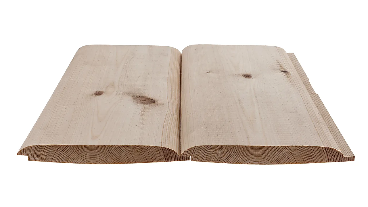 Tømmerpanel natur 21x145 furu ubehandlet Tømmerpanel natur 21x145 furu ubehandlet