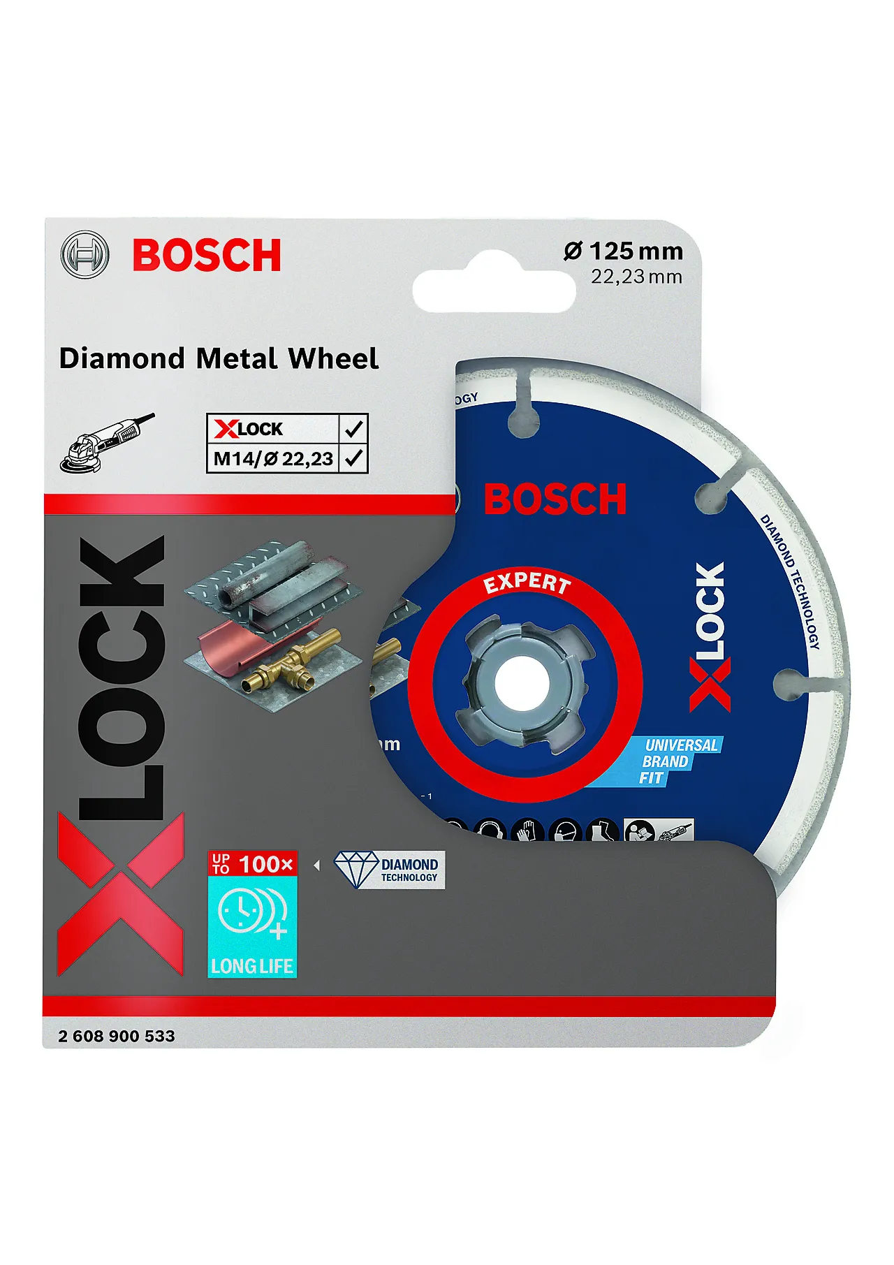 Diamantskive til metall xlock 125mm null - null - 2 - Miniatyr
