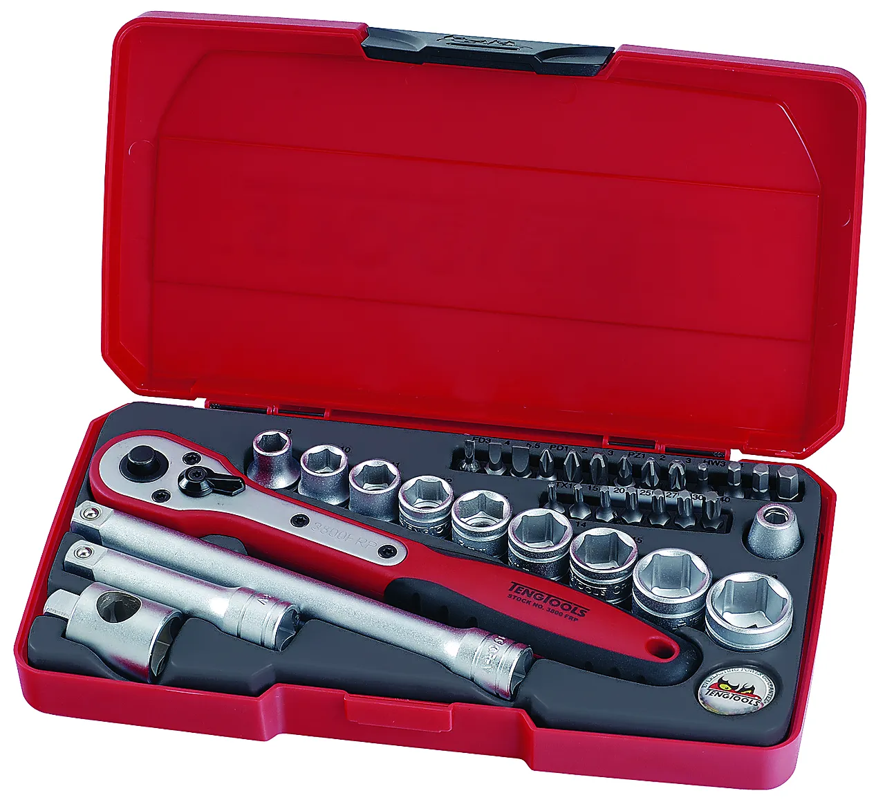 Pipenøkkelsett 34 del t3834