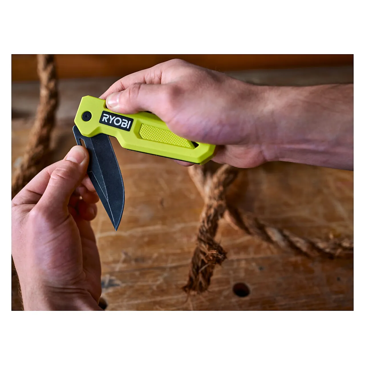 Lommekniv foldbar rustfritt karbonstål null - null - 3 - Miniatyr