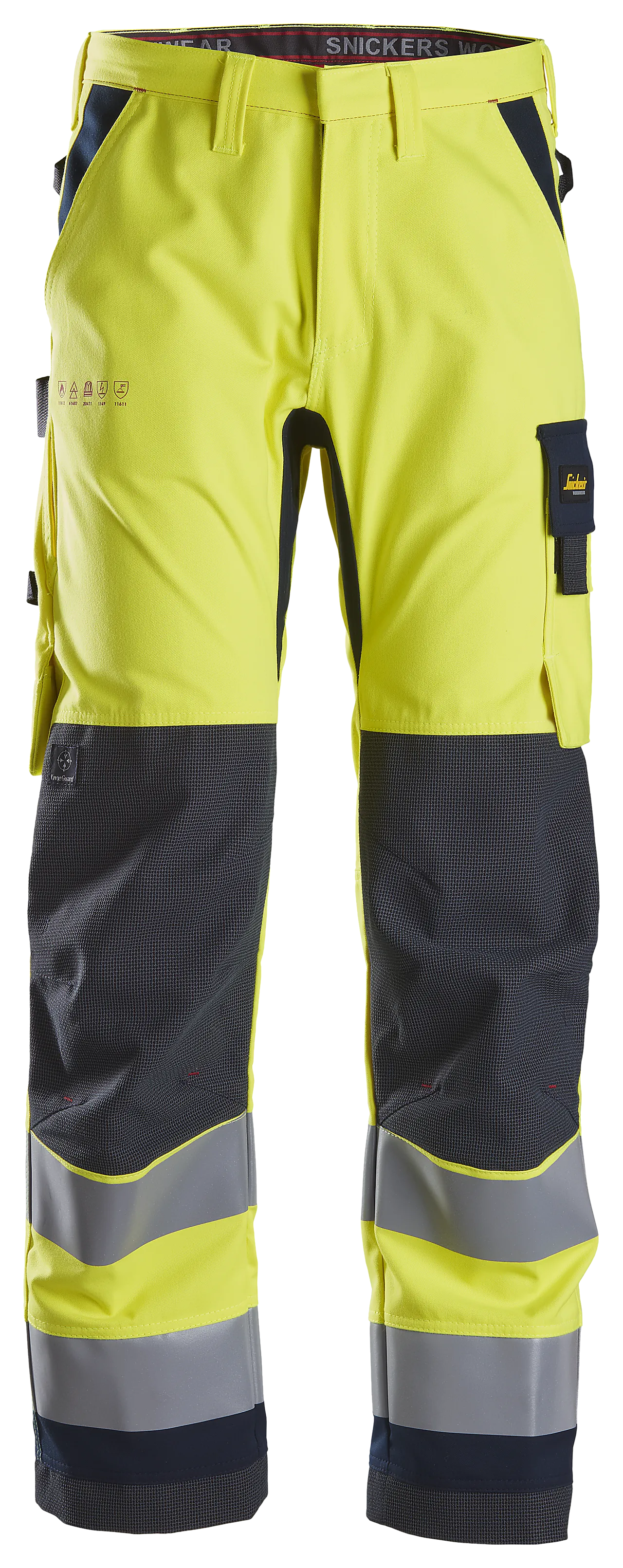 Bukse pw 6360 gul/blå kl2 52 protecwork snickers workwear Bukse pw 6360 gul/blå kl2 52 protecwork snickers workwear