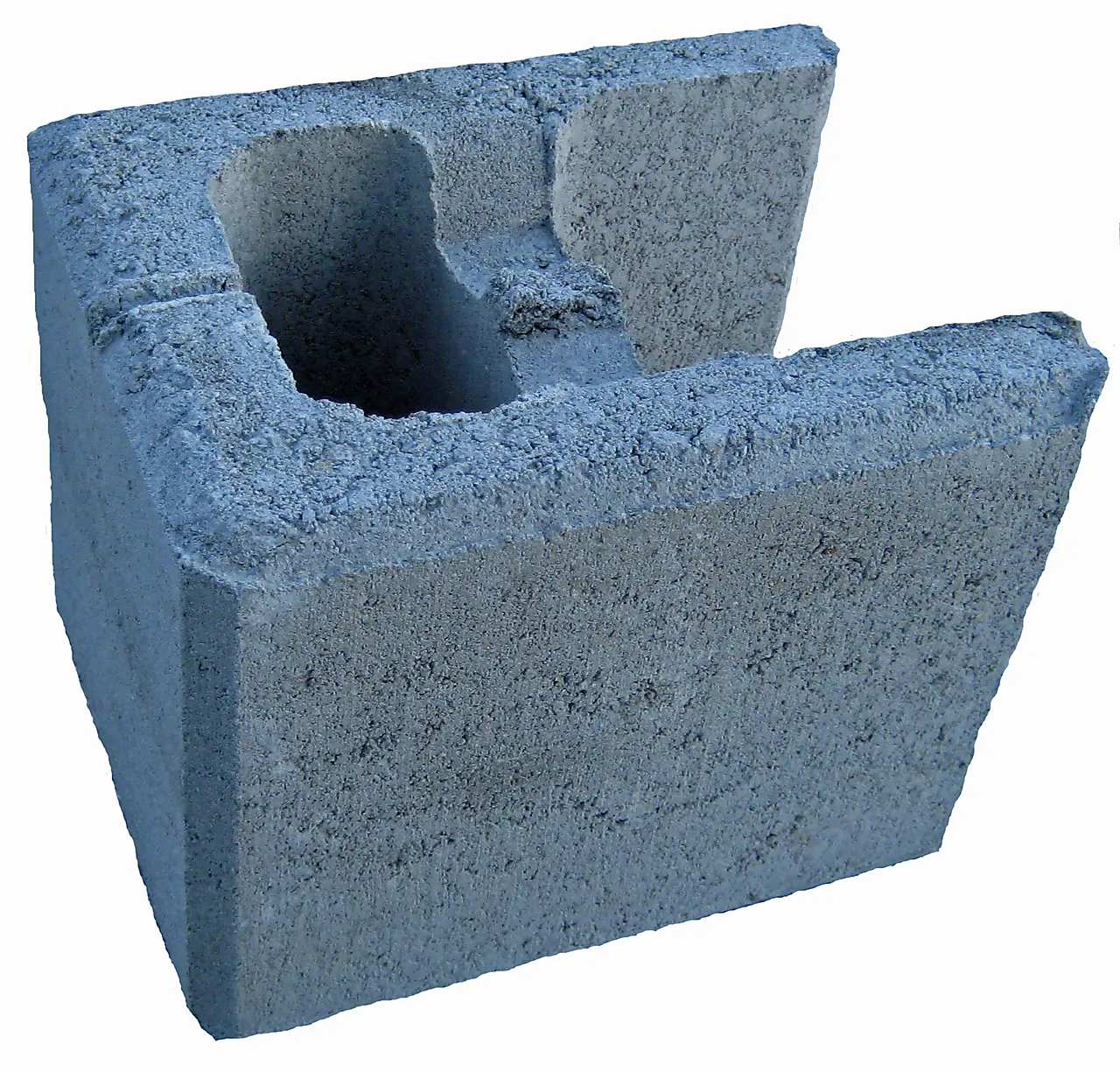 Forsk.blokk glatt 20 cm halv ende 25x20x20 null - null - 2 - Miniatyr