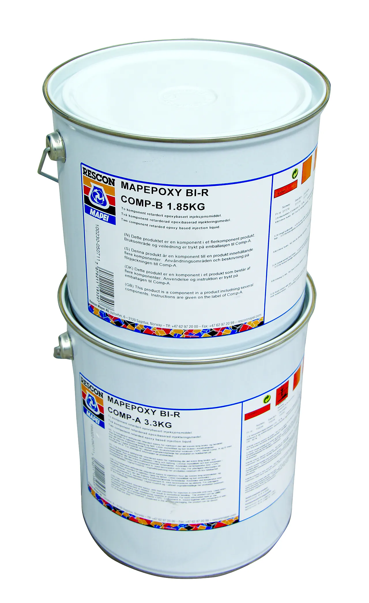 Epoxylim /A BI-R injeksjon Mapepoxy 3,3 kg null - 3,3 kg - 2 - Miniatyr