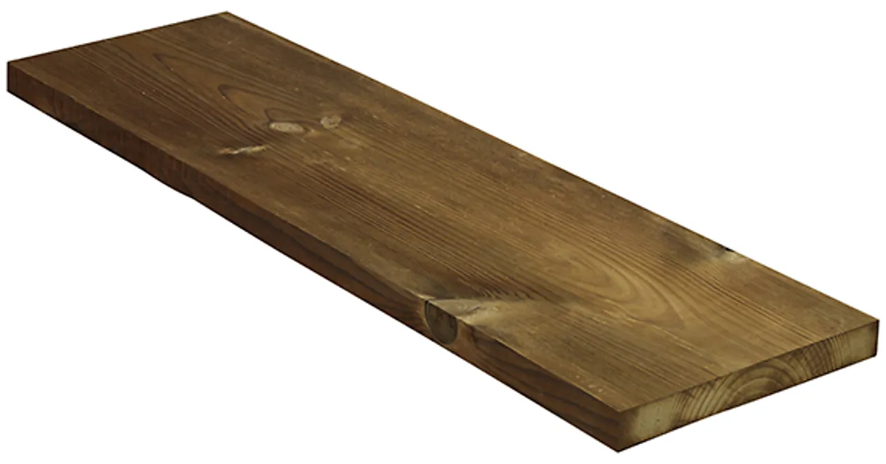 Rektangulær kledning furu 21x173mm