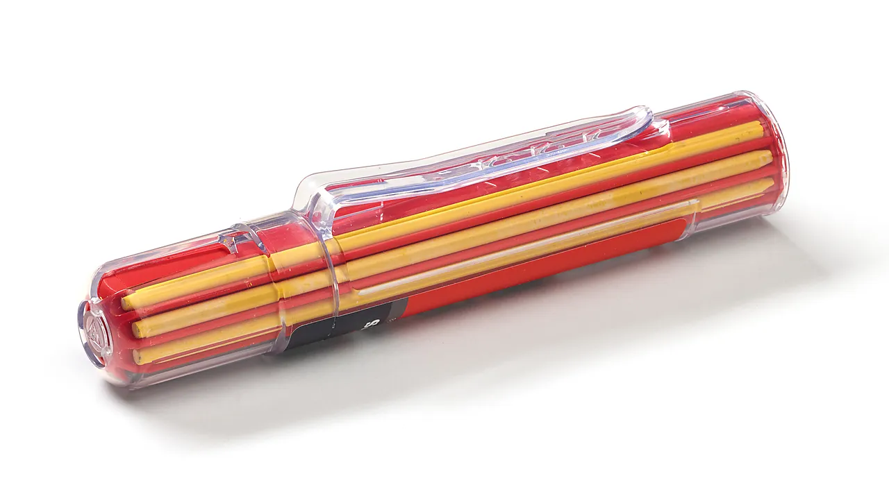 Hultafors refill merkeblyant rød og gul med10 stifter null - null - 2 - Miniatyr