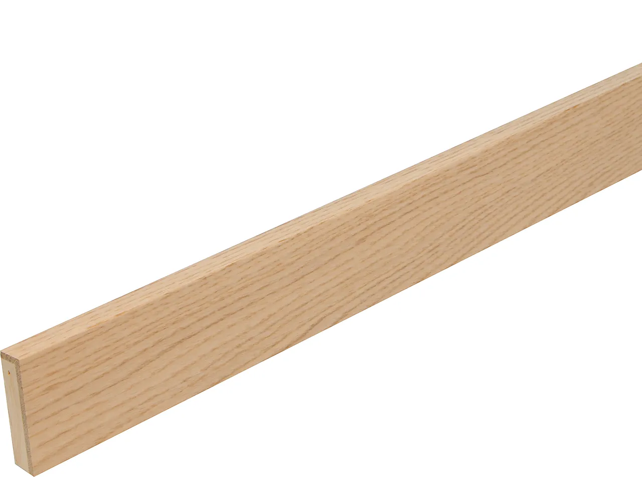 Gulvlist eik hvit live matt lakk 14x58x2180 mm