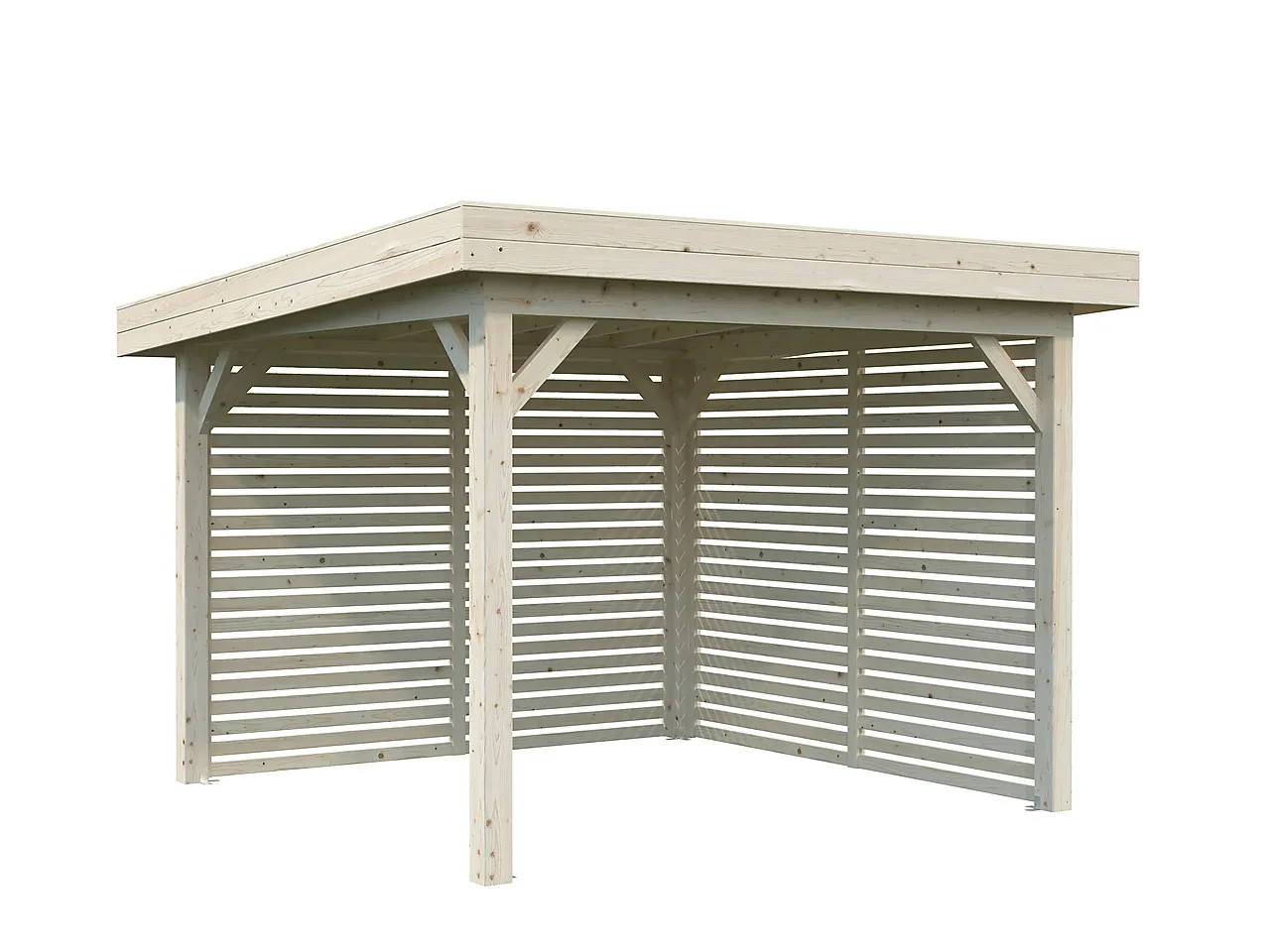 Paviljong Lenna med sjalusivegg 8,3 m²