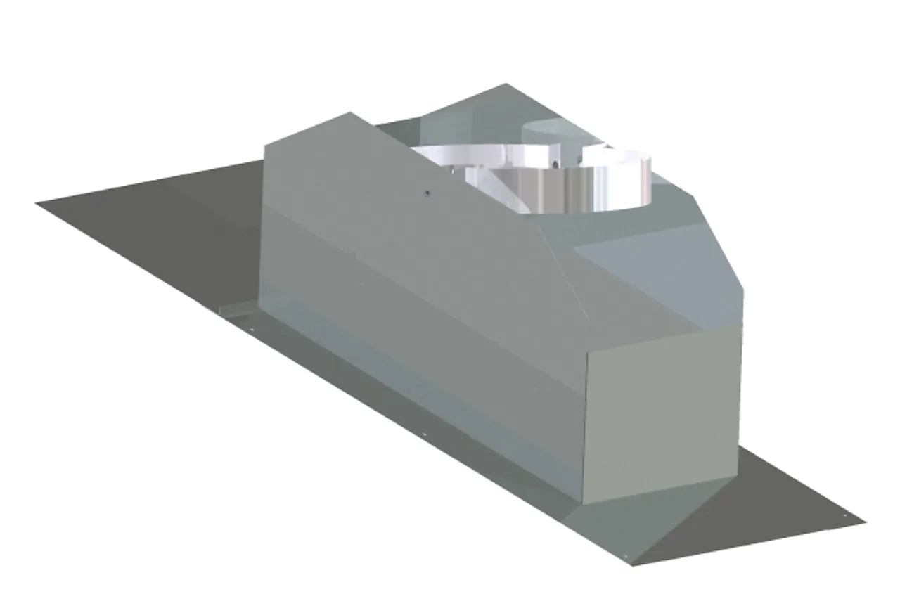 Beslag wakaflex 10-19 grader neder sort - under ulakkert