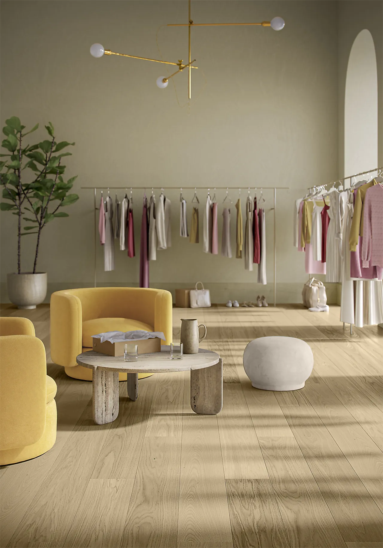 Parqwood tregulv finert Nature naturel