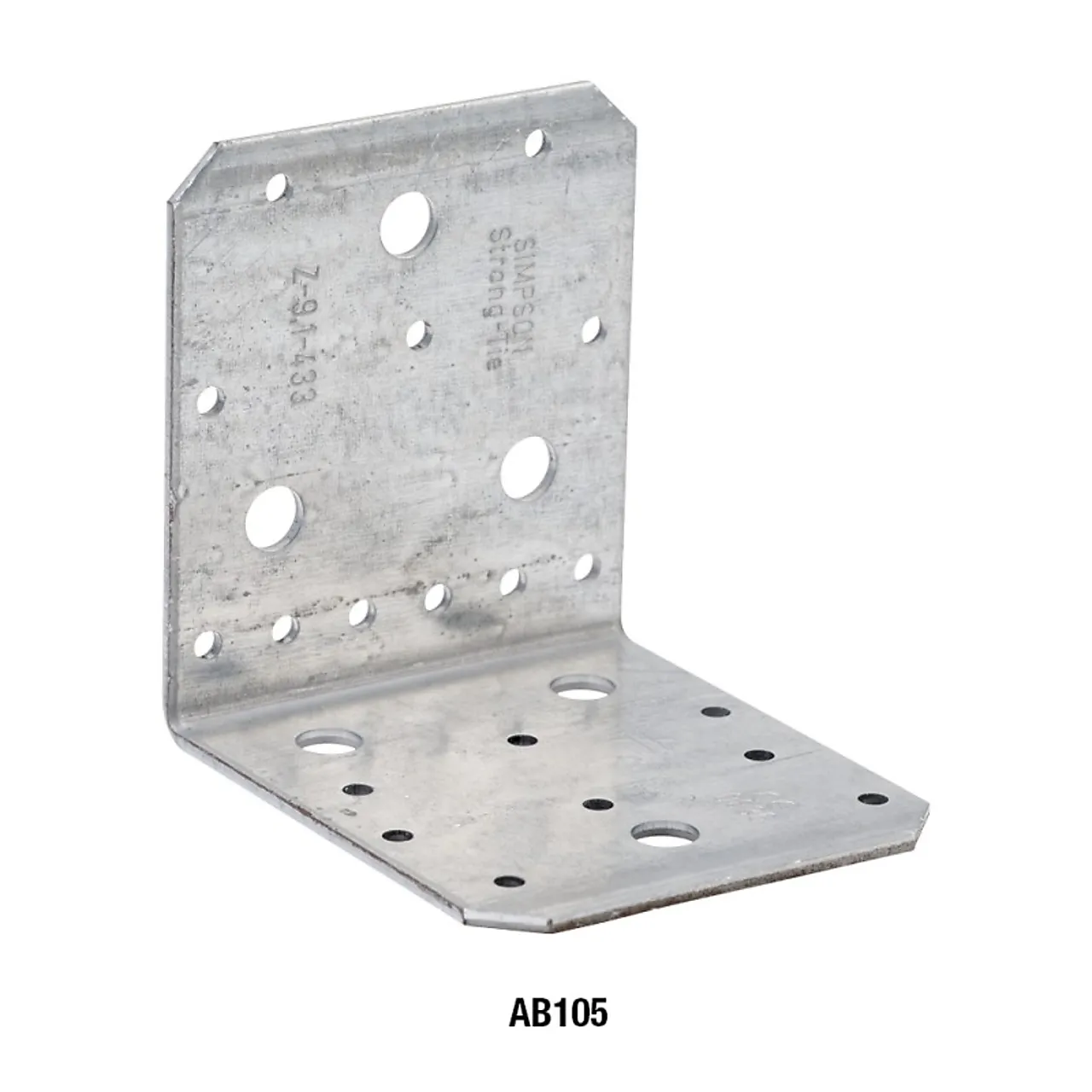 Vinkel 105x105x90x3,0 mm galvanisert stålplate i 3,0 mm Vinkel 105x105x90x3,0 mm galvanisert stålplate i 3,0 mm