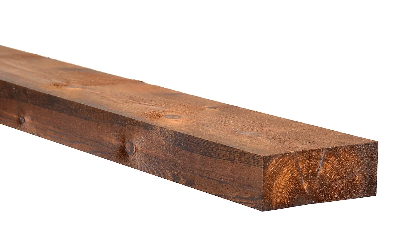 Jernbanesville Royalimpregnert brun RB.10 7,5x20x180 cm furu Jernbanesville Royalimpregnert brun RB.10 7,5x20x180 cm furu