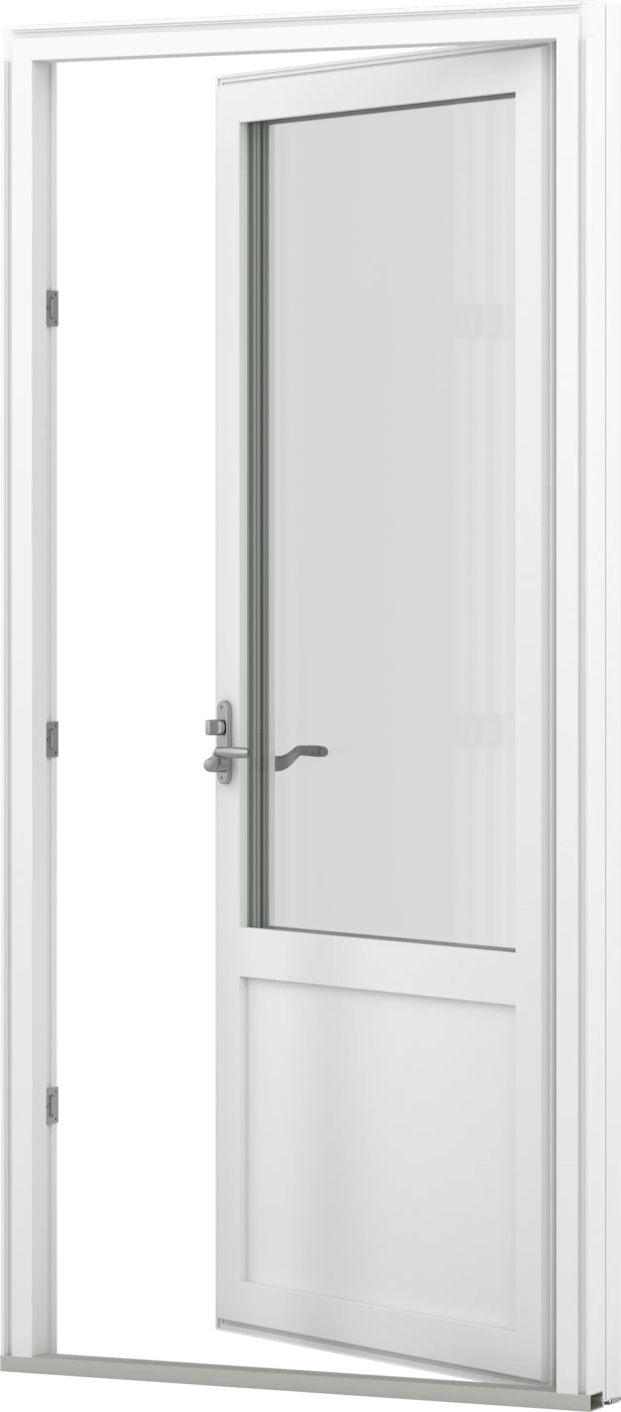 Dør bd 105 (1,0) v/ts12 venstre 9x21 balkongdør lyssand 105 null - null - 2 - Miniatyr