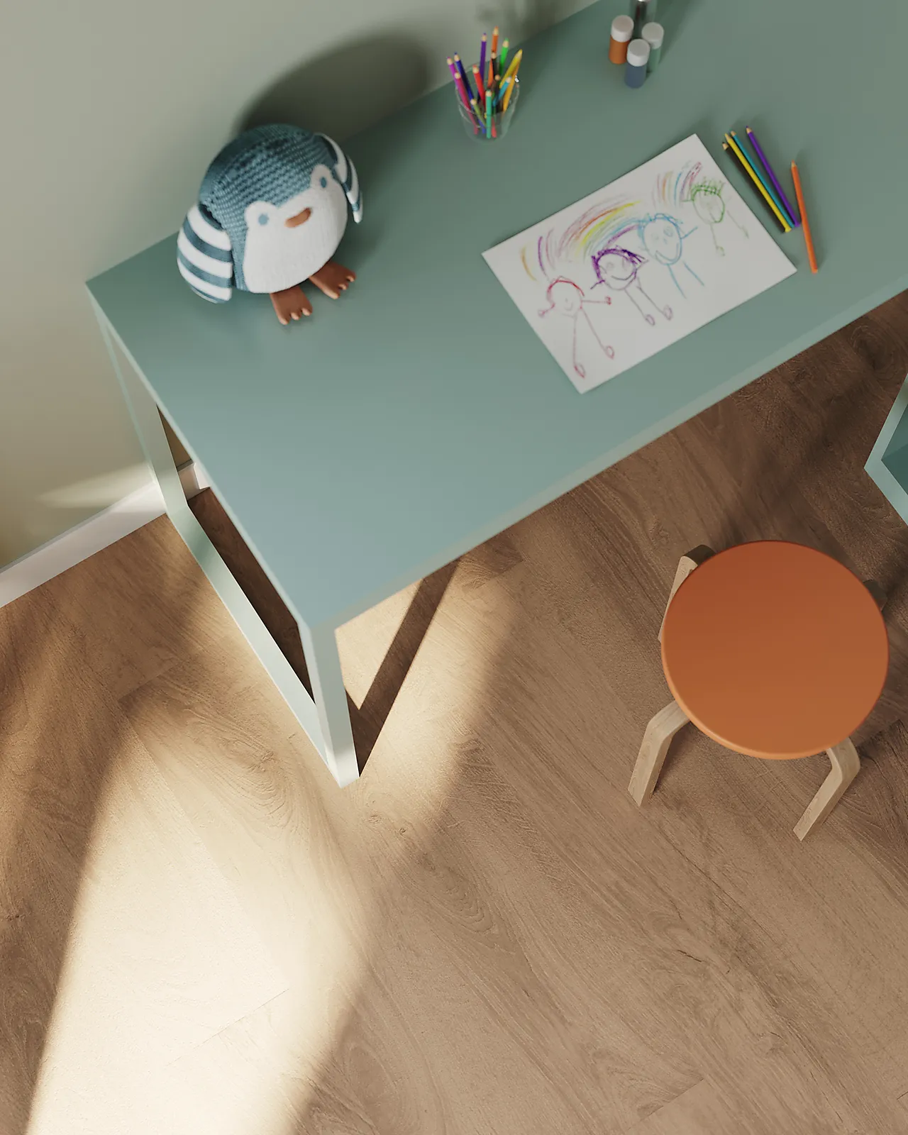 Vinylgulv 4m fumed oak soft beige rul25lm null - null - 2 - Miniatyr