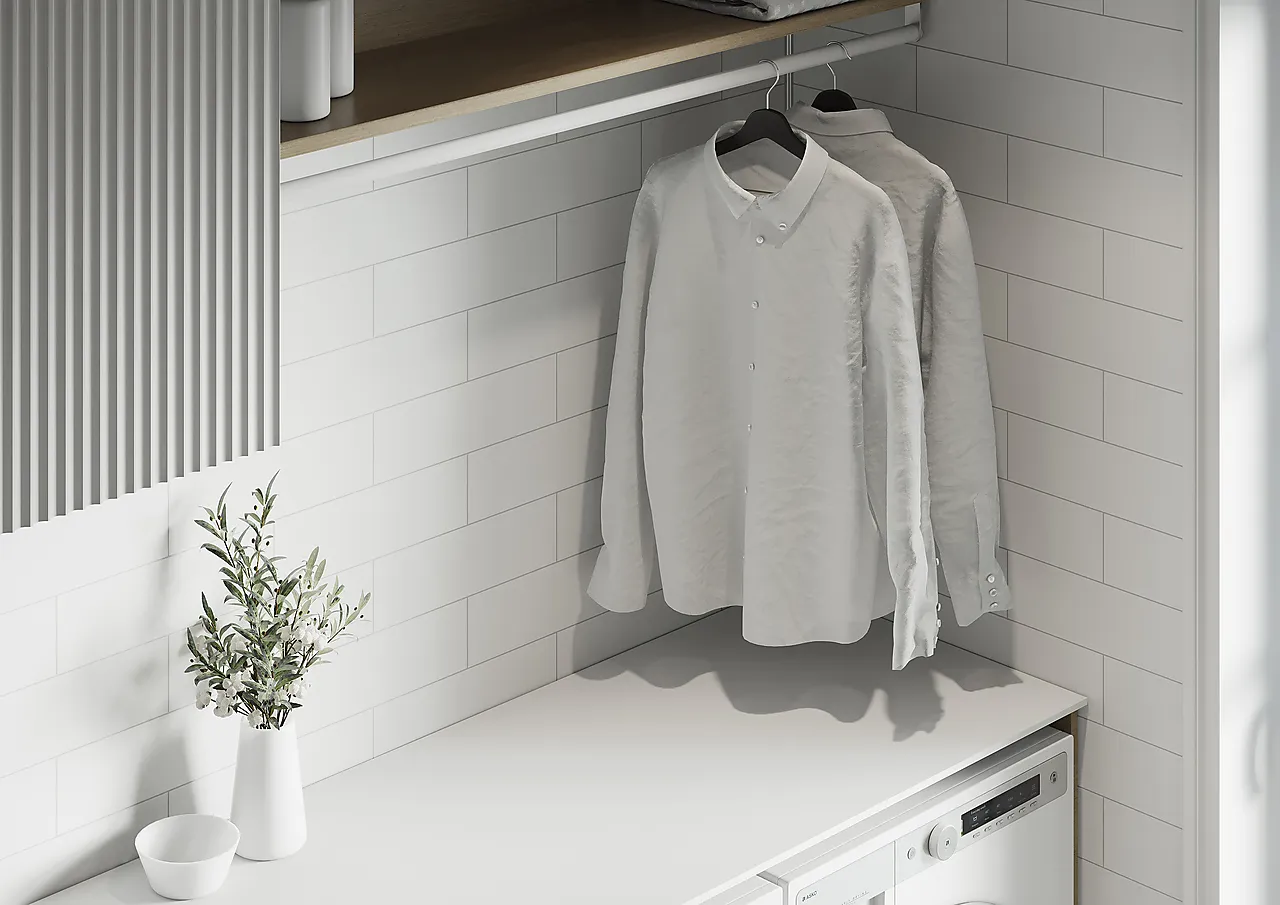 Baderomsp 2094m74 white brick wall 10x620x2400 Baderomsp 2094m74 white brick wall 10x620x2400