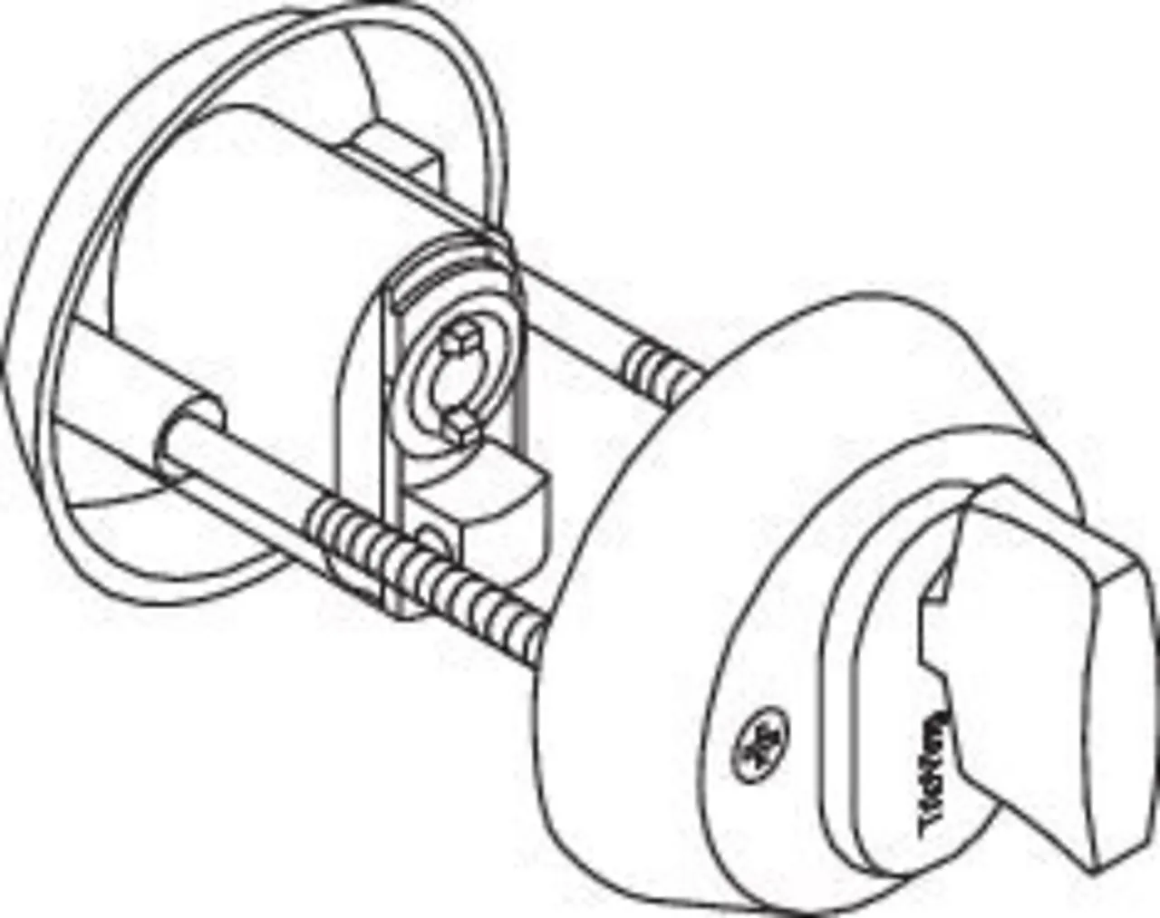 Sylinder sett multi forkrommet matt