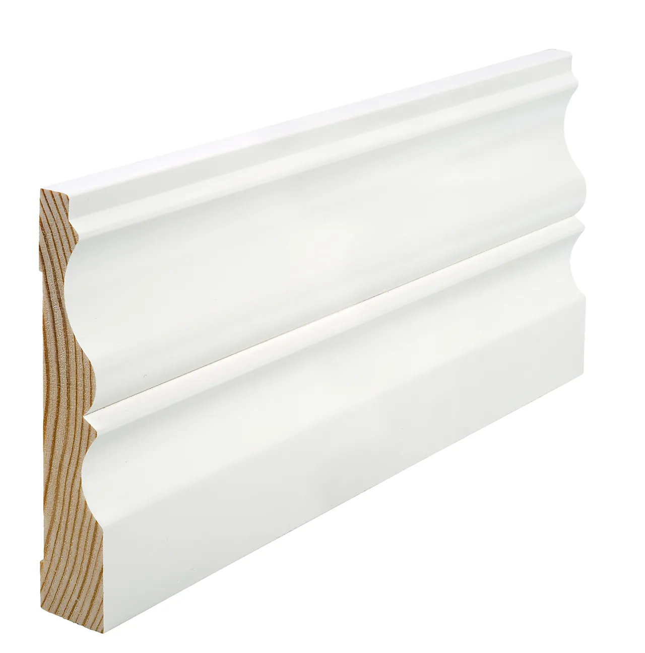 Gulvlist furu antikk hvit bomull S0502-Y 21x120 mm Gulvlist furu antikk hvit bomull S0502-Y 21x120 mm