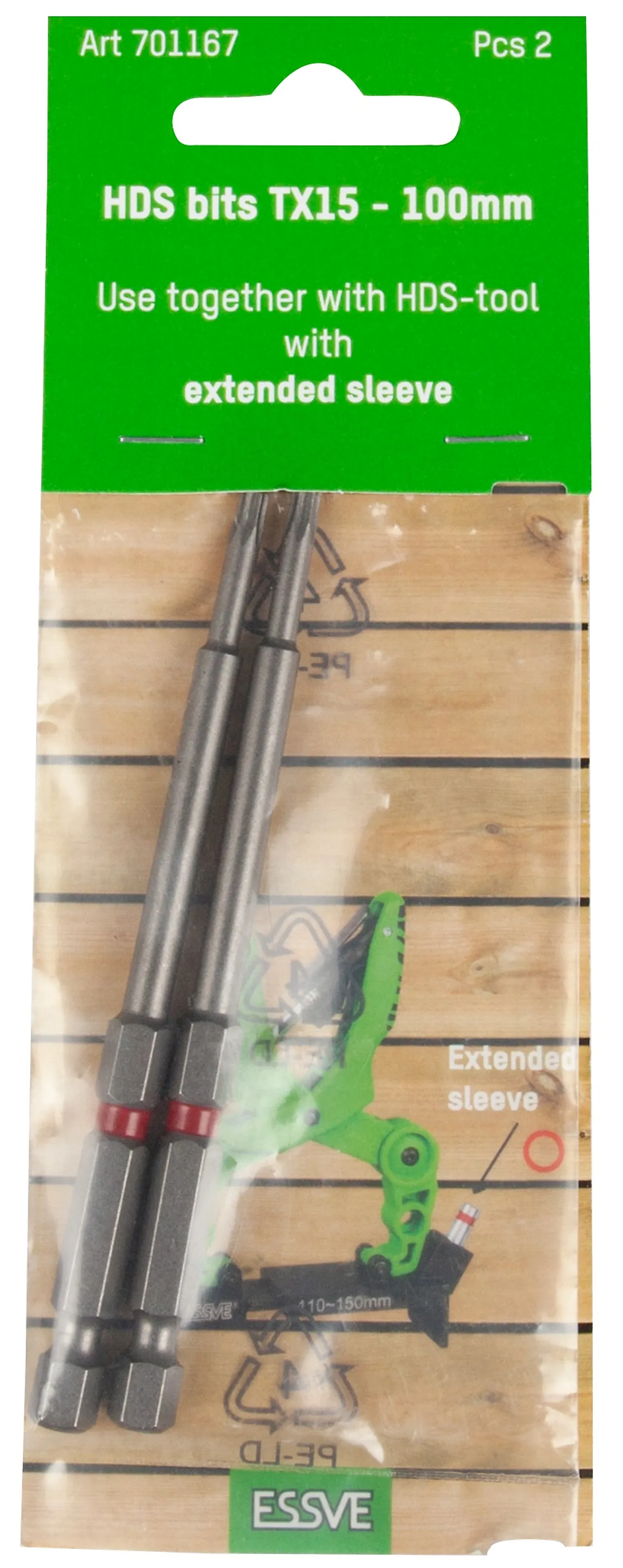 Bits tx15x100 extended sleeveforlenget bits til hds verktøy null - null - 2 - Miniatyr