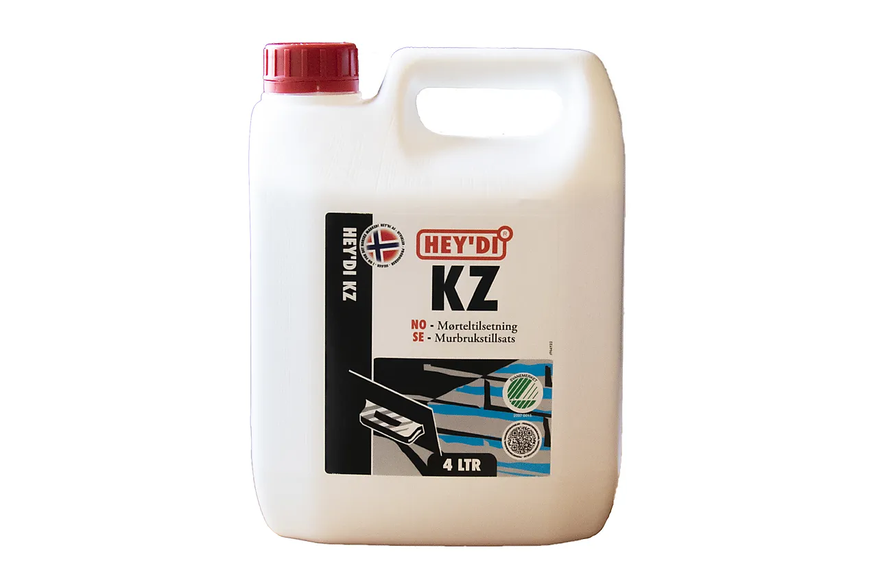 Mørteltilsetning KZ 4 liter Mørteltilsetning KZ 4 liter