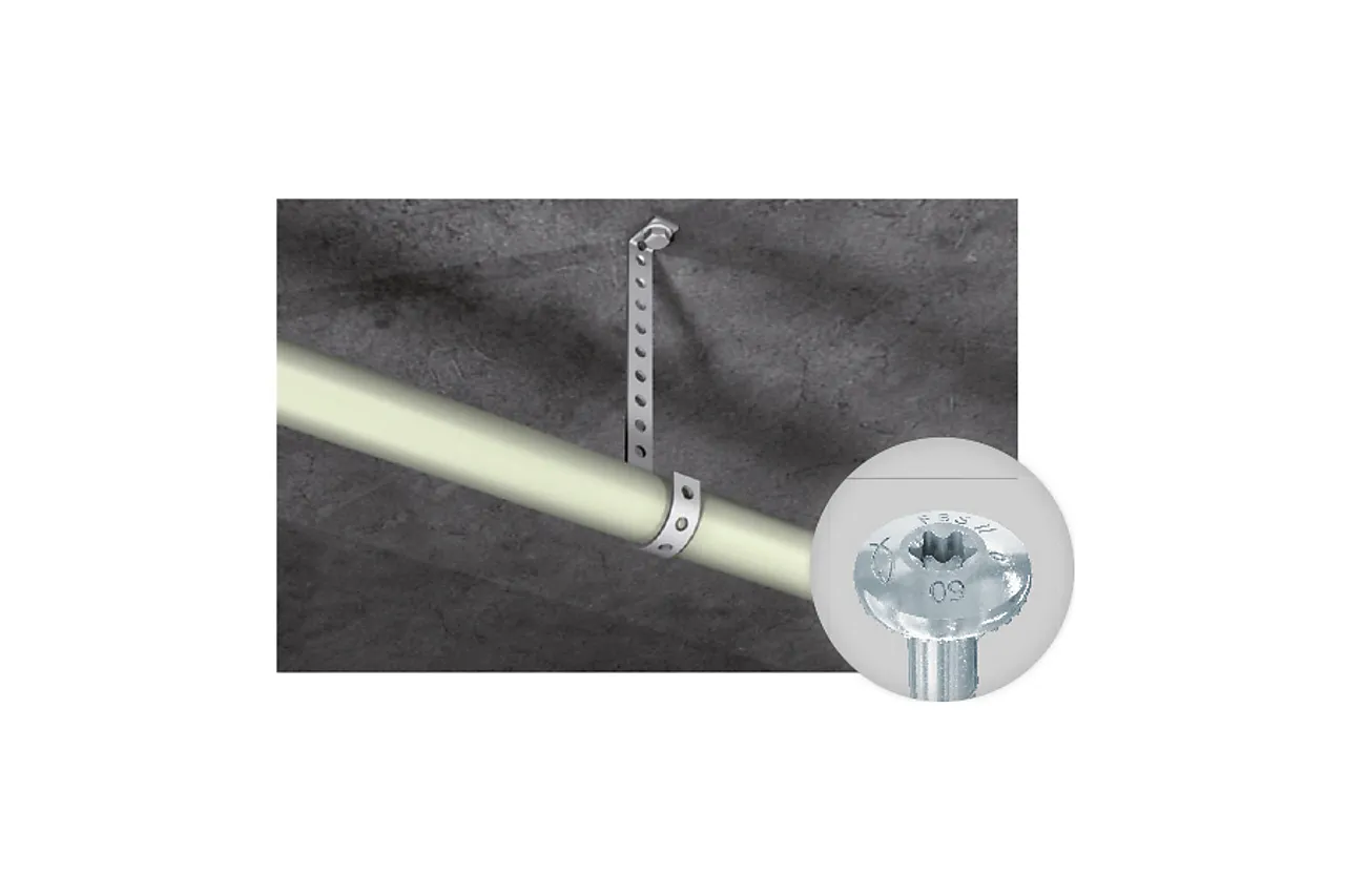 Betongskrue fbs II 6x40/5 ultracut stort panhode 100 stk null - null - 2 - Miniatyr