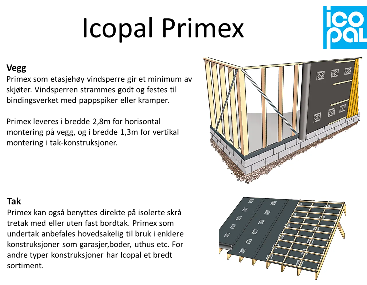 Vindsperre/undertak 1,3x25m null - null - 2 - Miniatyr