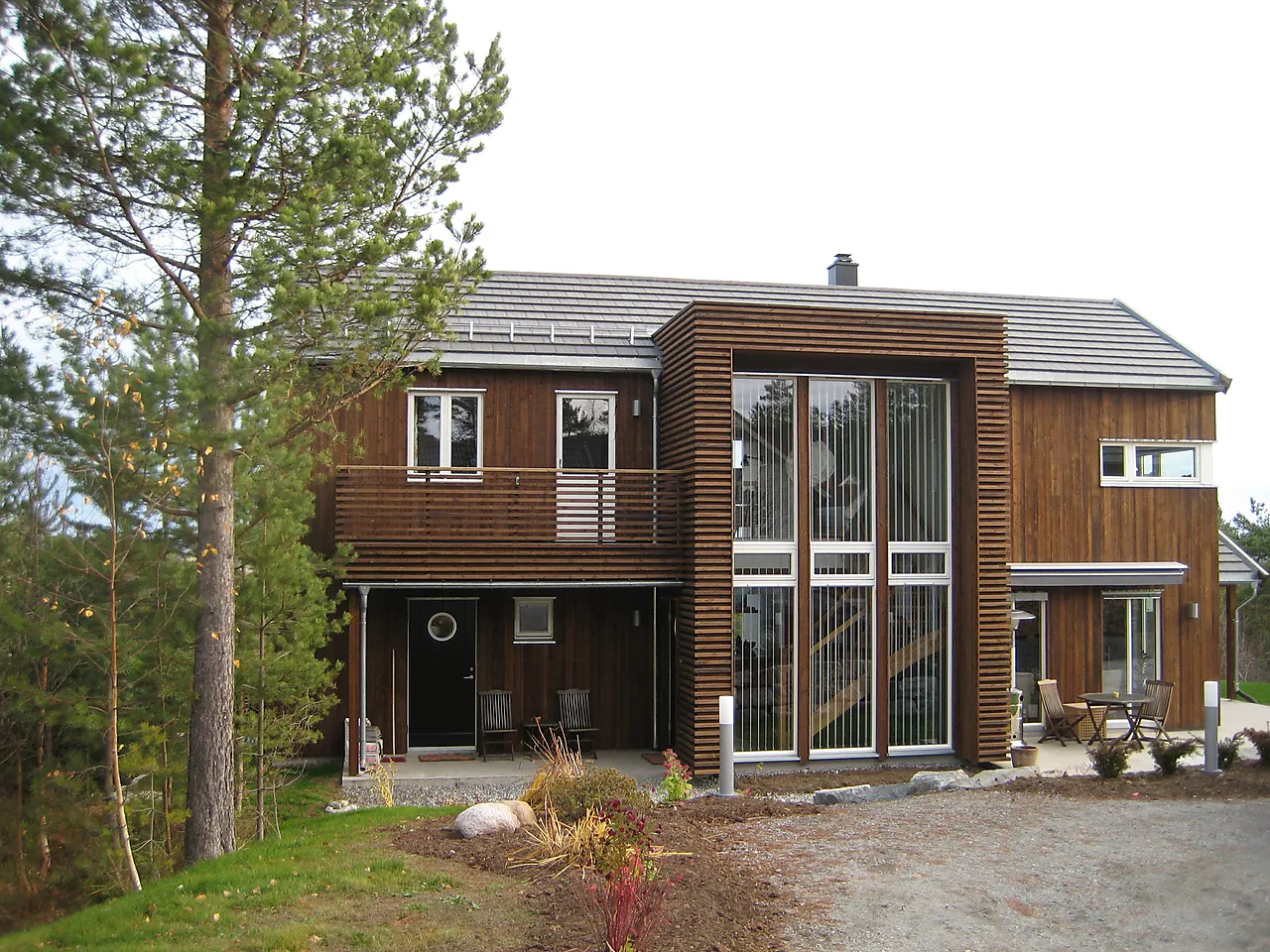 Kledning rektangulær royalimpregnert furu brun 22x148 mm null - null - 2 - Miniatyr