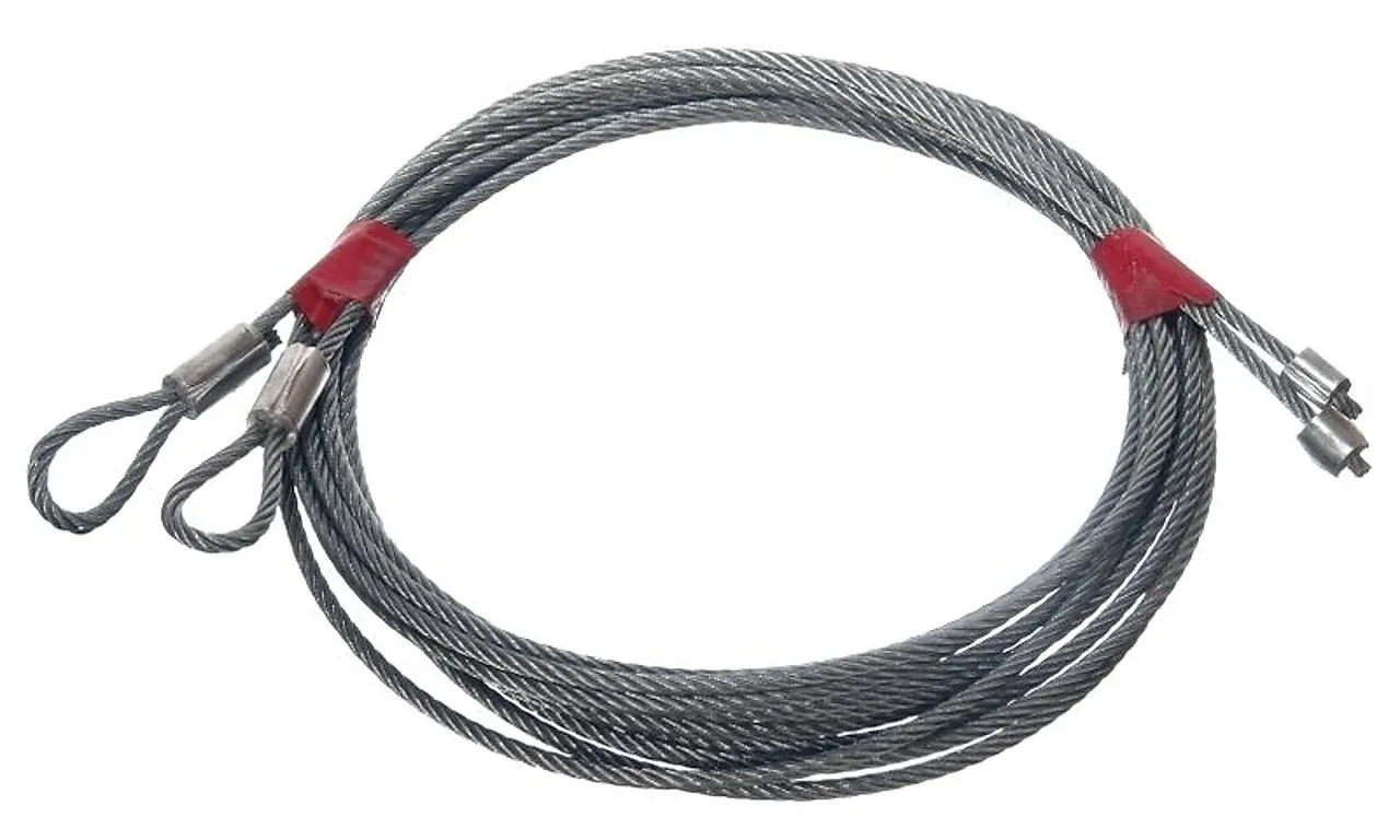 Løftevaier 560 cm med løkke og endestopper