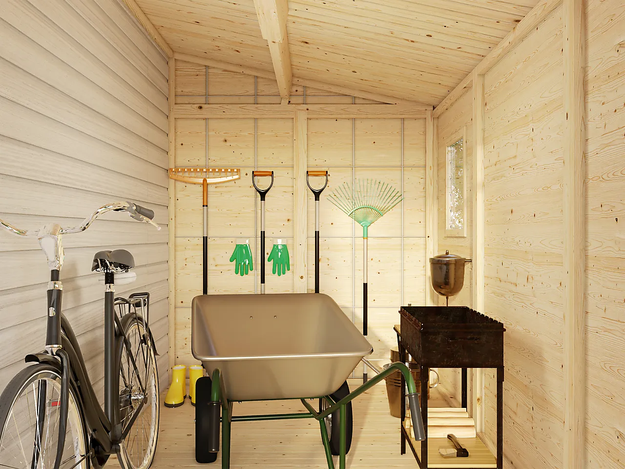 Redskapsbod Mia 5,5 m² null - null - 3 - Miniatyr