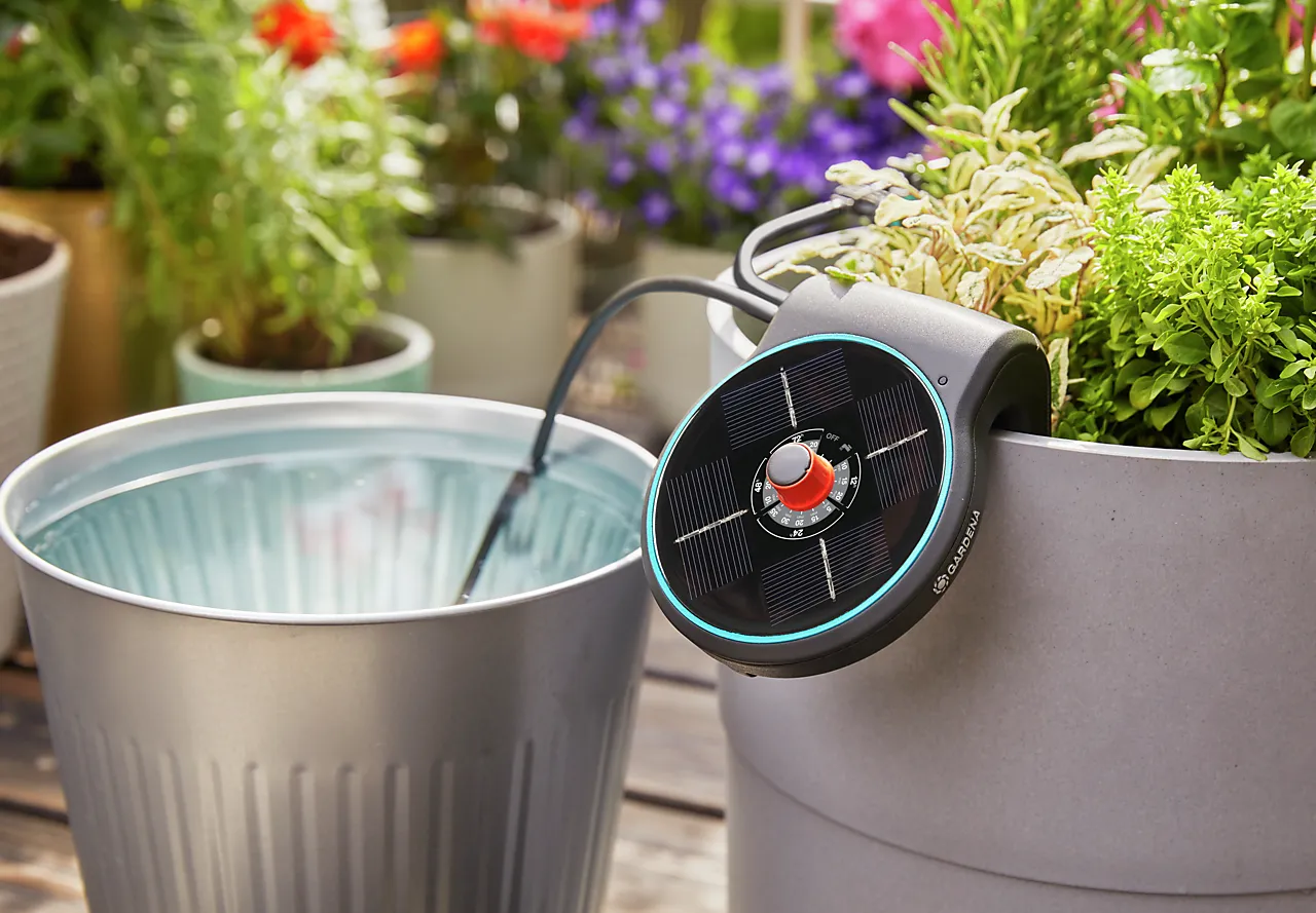 Ferievanningssett AquaBloom solcelledrevet null - null - 2 - Miniatyr