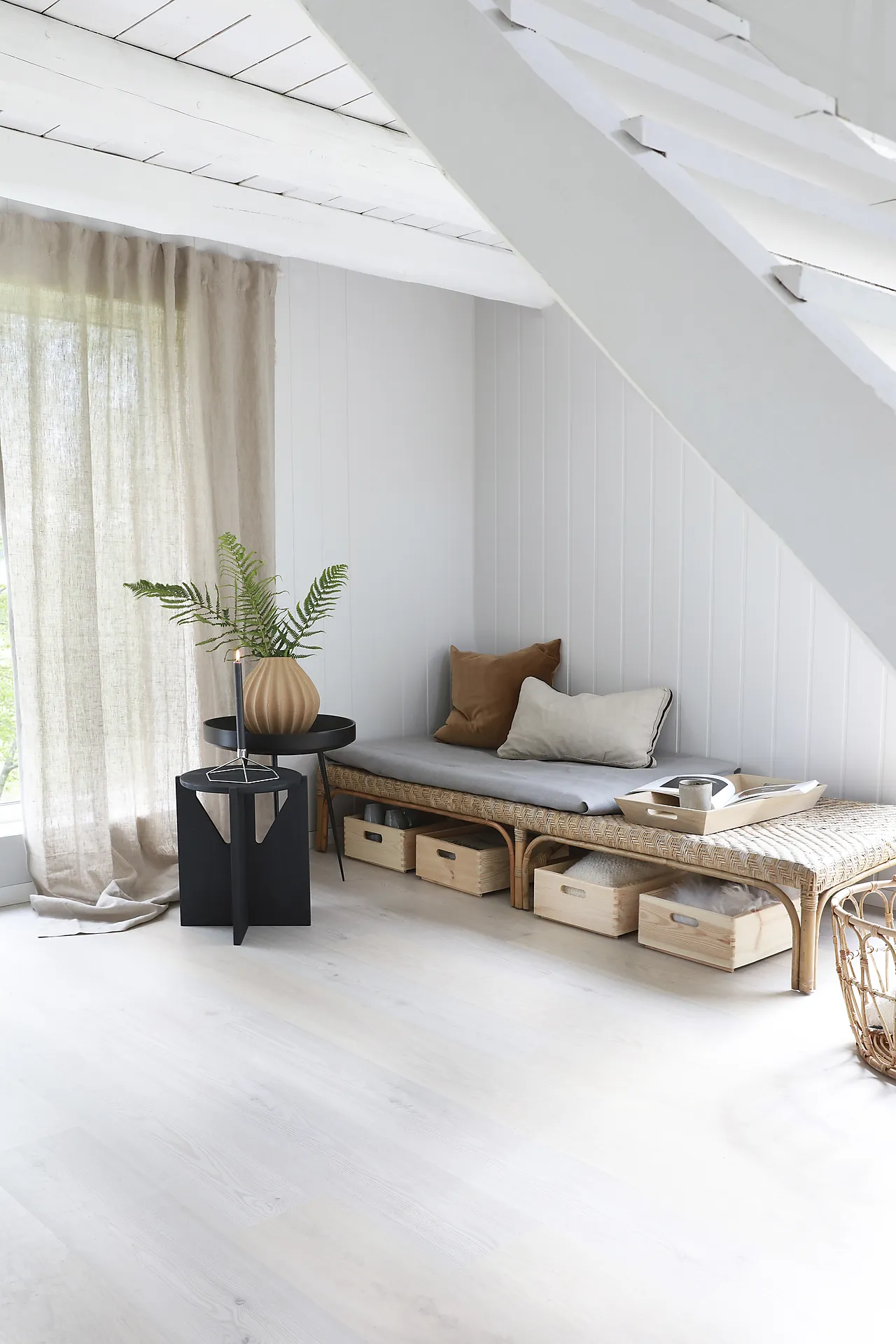 Kombilist foliert MDF 3,5x28x3000 mm Frost null - null - 2 - Miniatyr