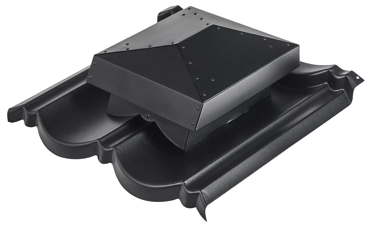 Takvinduentil 250 stål excl matt sort isola