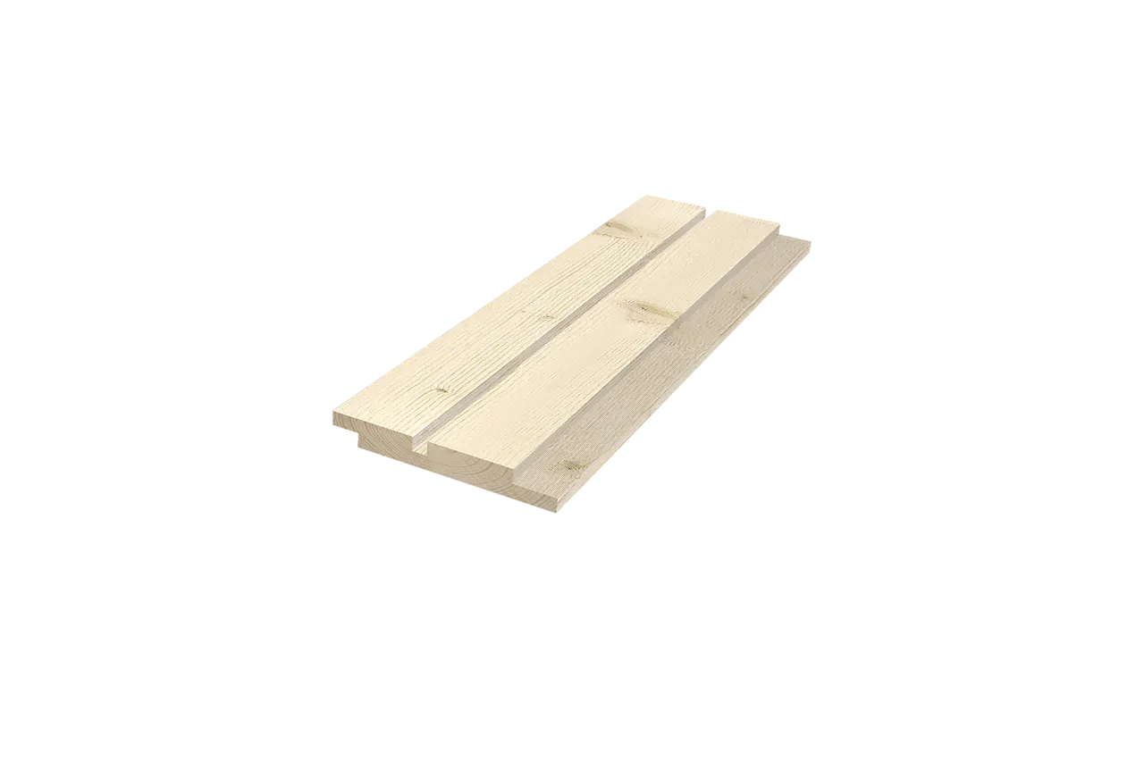 Gran 19x148 dfals rett kant m/spor ubehandlet