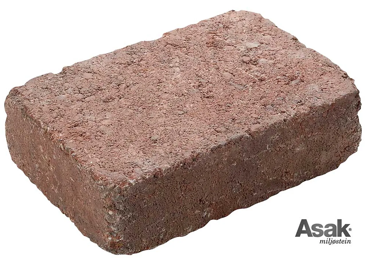 Belegningsstein 10,7 m2 Herregård 1/1 rødmix 20x13,5x6 cm null - 20x13,5x6 - 3 - Miniatyr