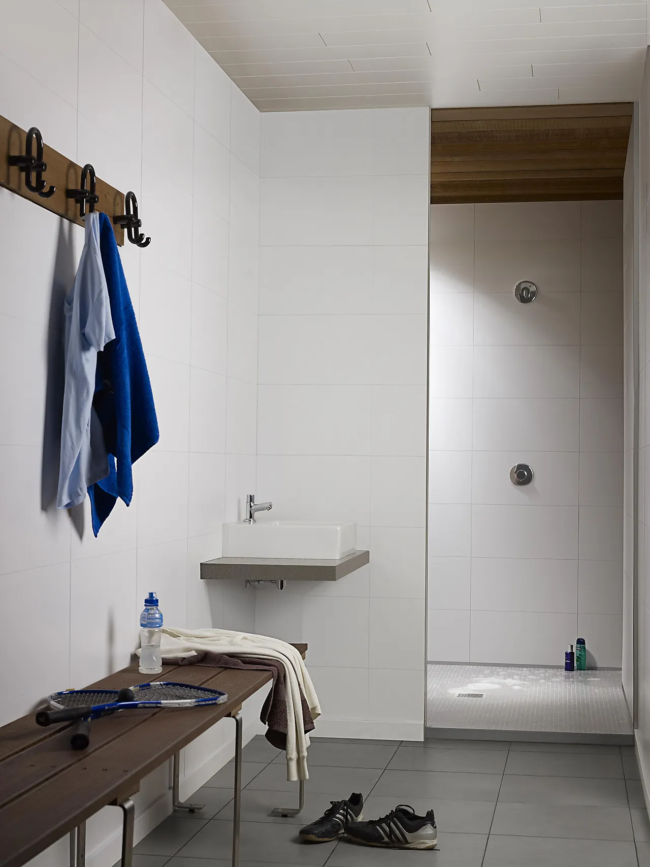 Baderomsplate hvit snø høyglans flis 60x30 cm 10,2x620x2400 mm null - null - 2 - Miniatyr