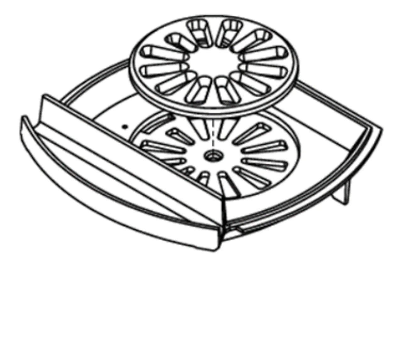 Bunnrist til peisovn 300x200x100 mm Bunnrist til peisovn 300x200x100 mm