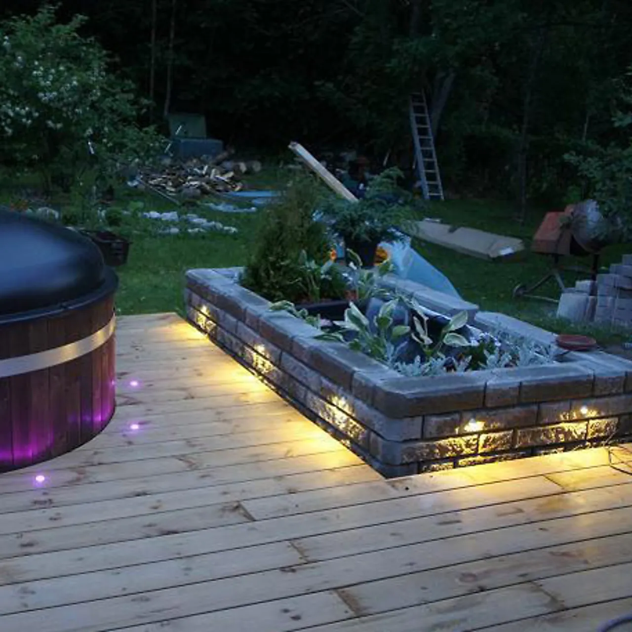 Led-spot for stolpe/trapp Led-spot for stolpe/trapp