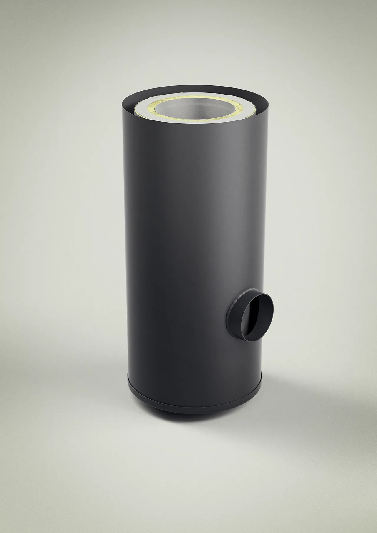 Startmodul b500 ø280 tilluft svart