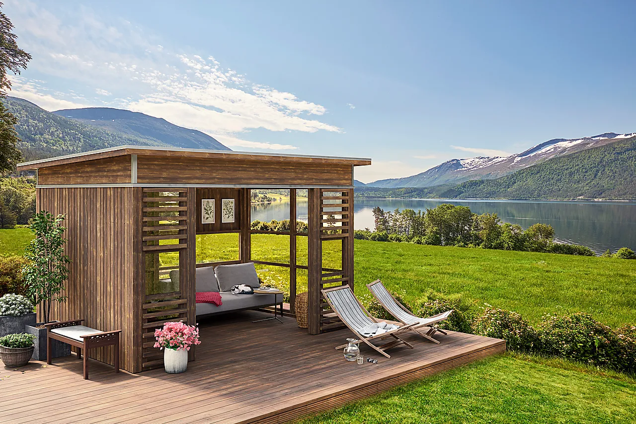 Hagestue brun royal modell 1802