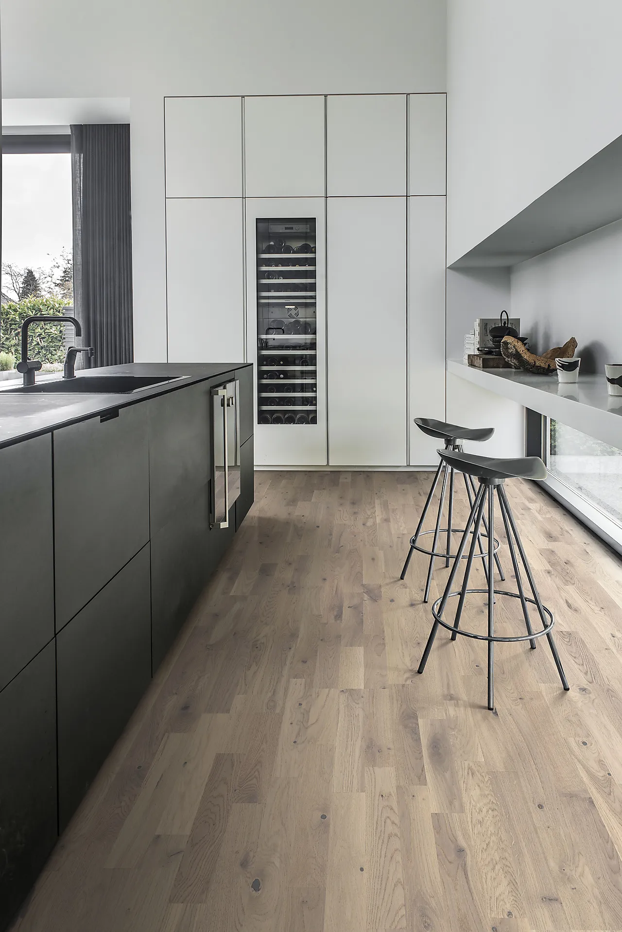 Kährs parkett Amalfi 3-stav eik hvit 2423x200x15 mm null - null - 2 - Miniatyr