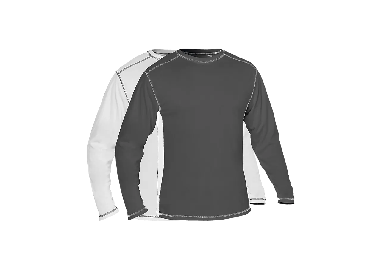 T-skjorte l erm l10011 svart xl svart teknisk air t long