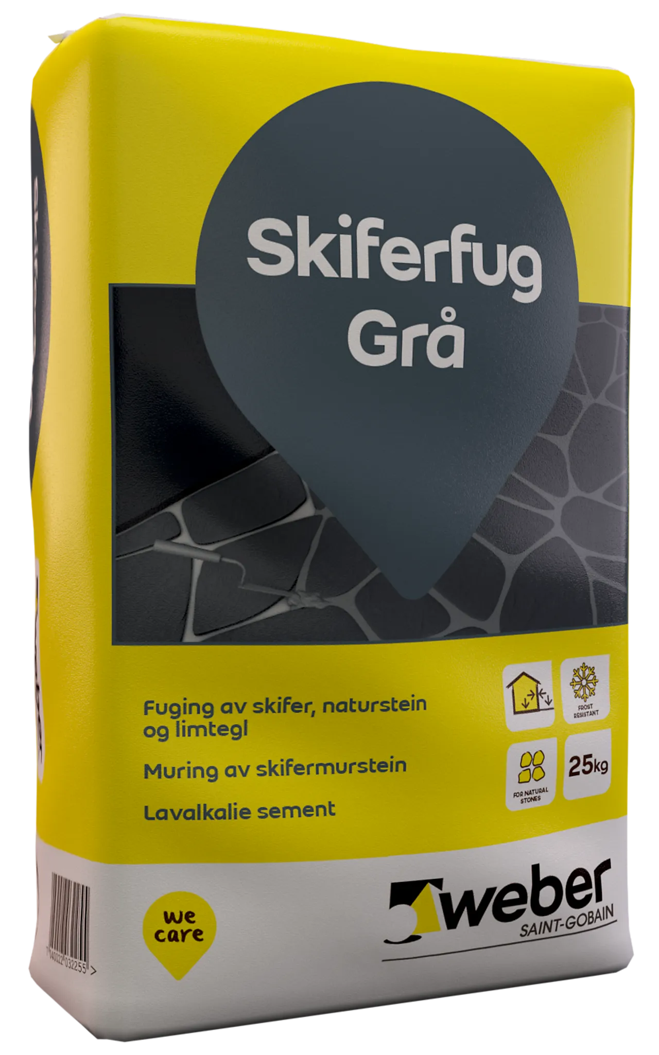 Skiferfug Grå 25Kg Skiferfug Grå 25Kg