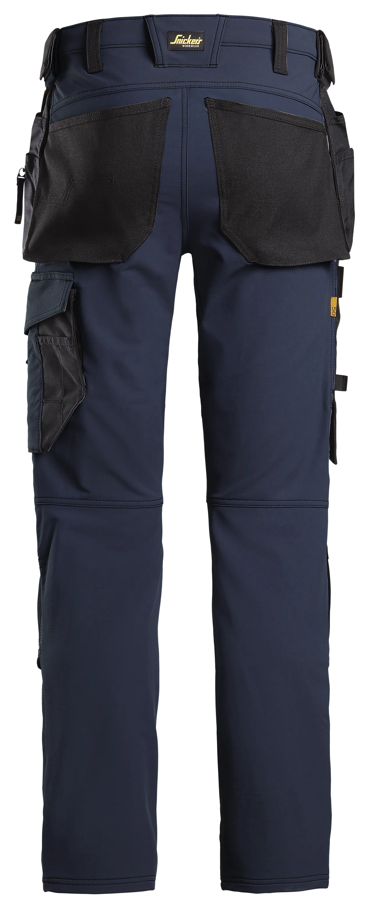 Arbeidsbukse stretch mørk blå/sort str 46 null - null - 3 - Miniatyr