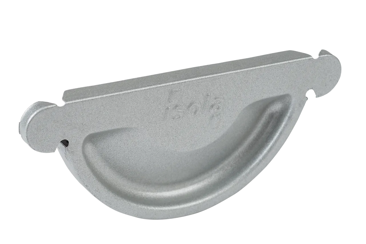 Endestykke silver 125 mm